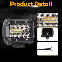 Auto Blanc-Jaune Flash LED Système d'éclairage bicolore Lampe LED automatique pour accessoires de voiture