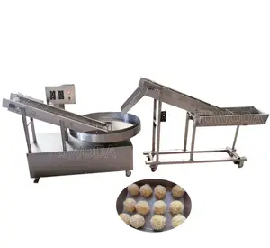 Máquina de empanar pão ralado de hambúrguer de qualidade alimentar, máquina de pão ralado de frango e pão ralado