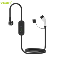 Cenwell 3.5kW/7kW/11kW/22kW 16A/32A Chargeur portable Type 1/Type 2/GBT, avec WiFi OCPP IP65, câble de 5 m pour véhicule électrique