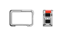 Cage de caméra en métal pour DJI OSMO Action 5 pro/4/3 Cadre de protection magnétique à dégagement rapide à 2 griffes pour DJI OSMO Action