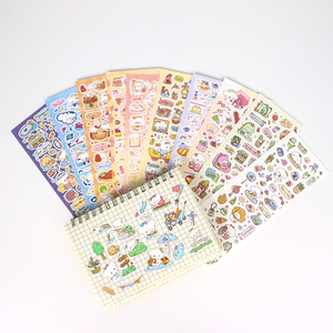 Hoja de Adhesivos de Vinilo Personalizados con Diseño de Múltiples Iconos, Superficie Brillante Impermeable para Perfumes, Papelería, Manualidades y Decoración, Formas Personalizadas - Product Image 1