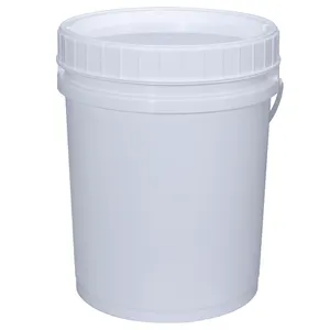 Secchio di plastica da 5 galloni 20L addensare secchio di fermentazione in PP contenitore di pesca secchio con coperchio a vite