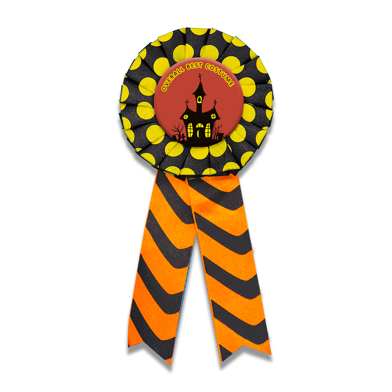 Награда розетки на заказ, лента с булавкой безопасности