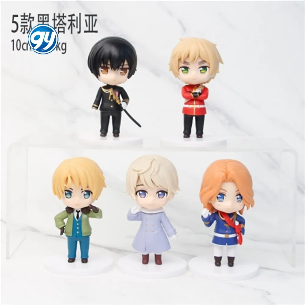 Figuras de 2 Styles 10CM SET Axis Powers Hetalia Collection Cosplay Cartoon Character Model Action Figures PVC Anime Figure