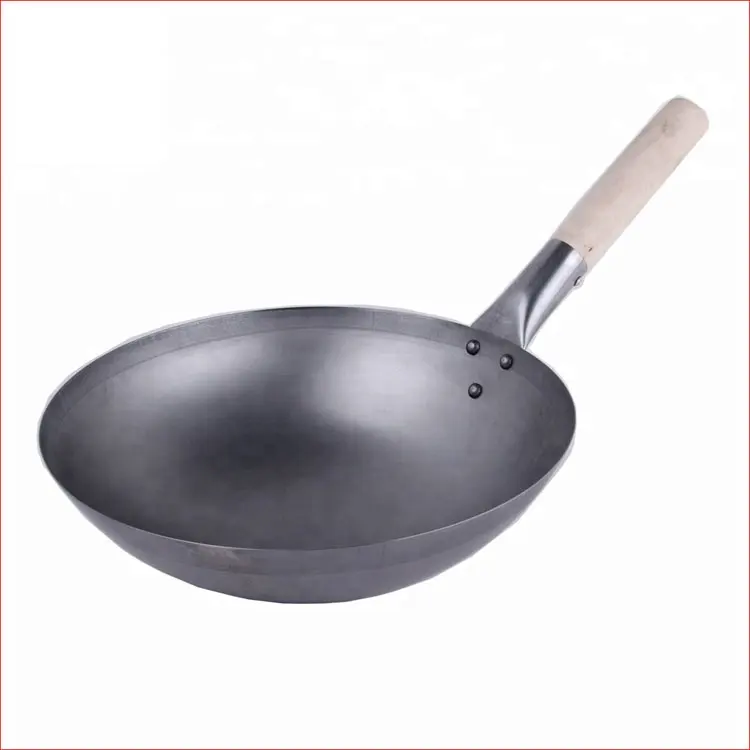 12inch carbon steel chinese wok