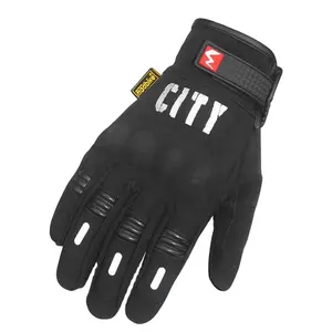 Custom City Touch Screen Waterproof Motorcycle Riding Gloves Full Finger Motocross Racing Gloves Men Motorbike Off-road Gloves