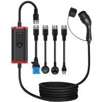 Station de charge de voiture électrique AUXUS Chargeur EV 3 phases 32a Chargeur EV portable rapide 22kw Type2 Station de charge portable
