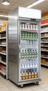 Réfrigérateur de présentation de boissons à température unique Nuelead NE-430CL, grande capacité, refroidissement rapide, 430L, compresseur numérique - Product Image 6