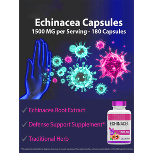 Groothandel Private Label Oem/Odm <span class=keywords><strong>Echinacea</strong></span> Purpurea Extract Polyfenolen 4% <span class=keywords><strong>Echinacea</strong></span> Extract <span class=keywords><strong>Capsule</strong></span> - Product Image 2