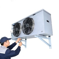 Refroidisseur d'air évaporatif industriel, taille personnalisée, souffleur d'air froid en acier inoxydable