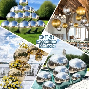 <span class=keywords><strong>Ballon</strong></span> de miroir gonflable de prix usine accrochant de grandes boules brillantes <span class=keywords><strong>d</strong></span>écoration gonflable de PVC de Double couche pour l'événement de noce - Product Image 4