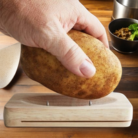 Usa Bestseller Handmatige Modus Staal Aardappelchips Slicer Hete Nieuwe Ontwerp Cutter Voor Fruit & Groenten Supermarkt Gebruik Stamper Tool