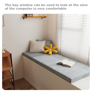 <span class=keywords><strong>Matelas</strong></span> rétractable gonflable en mousse haute densité à triple pli avec fermeture éclair et housse lavable pour <span class=keywords><strong>matelas</strong></span> de camping en plein air - Product Image 5