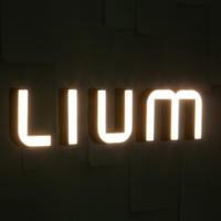 Enseigne lumineuse 3D personnalisée en acrylique MACCAN pour extérieur, bâtiment, commerce, façade, avec alimentation par transformateur et prise secteur