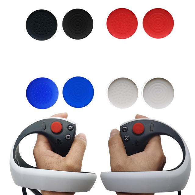PSVR2 Soft Silicone Anti-Slip Controller Thumb Stick Grip Joystick Rocker Cap Cover for Playstation VR2 Gamepad Thumb Grip