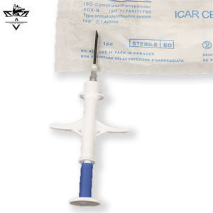 <span class=keywords><strong>Puce</strong></span> animale certifiée ICAR de vente chaude avec outil d'implant <span class=keywords><strong>puce</strong></span> d'identification RFID pour animaux de compagnie pour chiens et chats et usage vétérinaire - Product Image 5