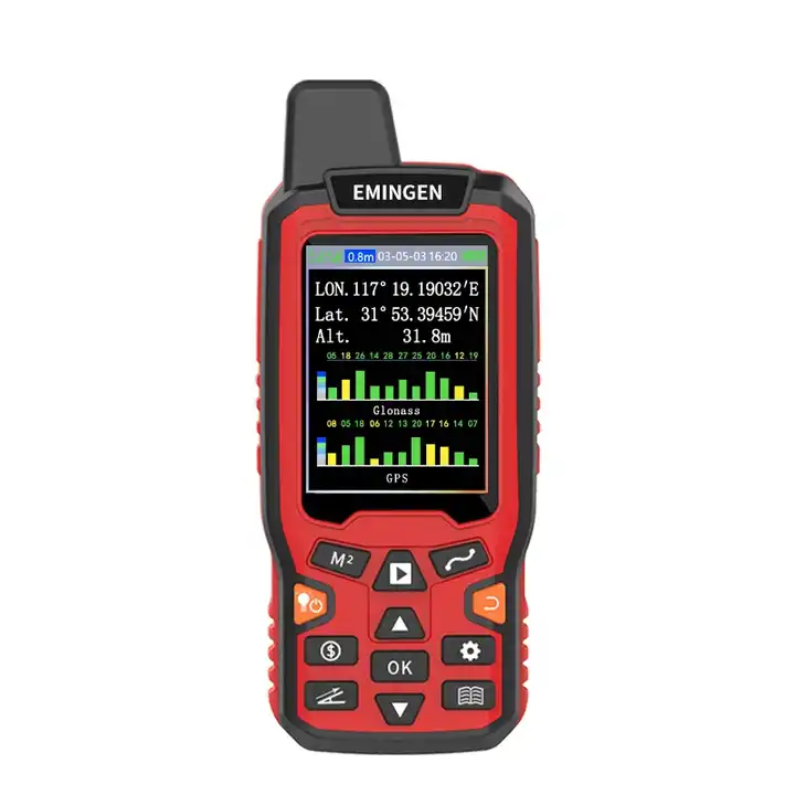 Appareil De Mesure GPS Portable Avec Baromètre - Grand écran Couleur 2,4 Pouces - Mesure De Superficie Agricole - Étanche Et Haute Précision