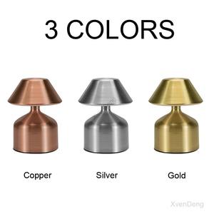 Lámparas de Mesa con Sensor Táctil, Lámparas de Escritorio Modernas Portátiles Inalámbricas Recargables con Forma de Hongo para Dormitorio, Lámpara de Noche LED para Restaurante - Product Image 5