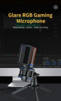 Zealsound pas cher Shockmount populaire filtre trépied rvb PC PS4 PS5 ordinateur jeu micro fo Youtube vidéo dynamique Microphone