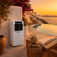 Aire Acondicionado Portátil de 12000 BTU, Unidad de Aire Acondicionado Móvil con Función de Enfriamiento y Deshumidificación, Refrigerante R410a, Mini Aire Acondicionado para Hogar, Hotel y Oficina