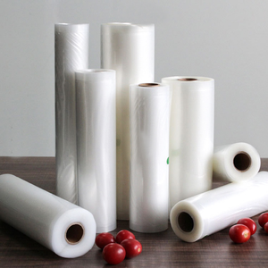 Sellado de bolsas selladoras al vacío texturizadas en rollos, bolsa de embalaje, bolsa enrollable en relieve para envasado de alimentos, bolsas de vacío retráctiles de PE en relieve - Product Image 4