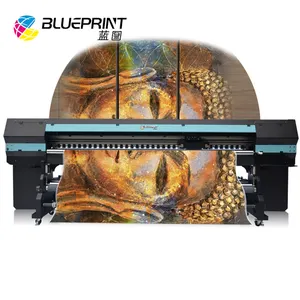 BLUEPRINT 3.2m Roll to Roll moquette vinile rivestimento murale stampante a getto d'inchiostro stampante 3d