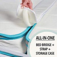 Kit de convertisseur de matelas double à king, taille personnalisée, pont de lit, convertisseur avec sangles, bon marché