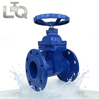 Vanne à boisseau sphérique à tige non montante BS5163, à siège résilient, à bride, en fonte ductile, vanne à boisseau sphérique pour eau de 6 pouces, vanne à boisseau sphérique de 75 mm