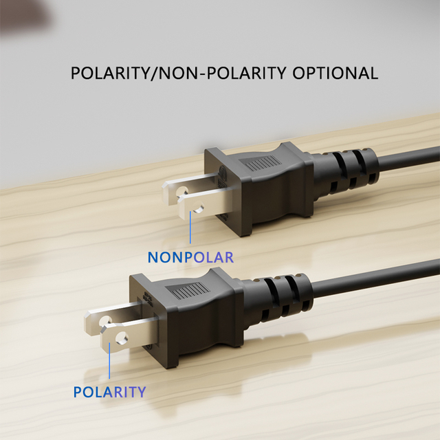 2-Prong US Figure 8 Power Cord ETL Certified Replacement Cable for PS4 Xbox TV and Printers