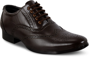 Zapatos de Cuero Marrón para Hombre de Primera Calidad, Estilo Casual y Formal, Cómodos, Ajuste Regular, Calzado para Uso Diario en la Oficina, Diseño Clásico y Elegante - Product Image 4