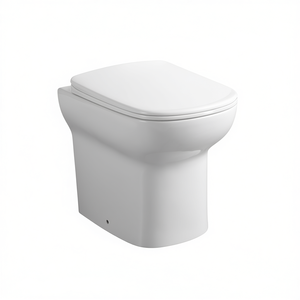 WC mural sans rebord, design moderne, 54 cm de long, 38 cm de large, 42 cm de haut, pour salle de bain - Product Image 3