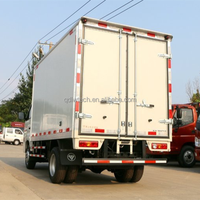 Camionnette chinoise à double cabine, 1,5 tonne, 3,5 tonnes, conduite à droite, petite boîte fermée, mini-fourgonnette de transport de marchandises