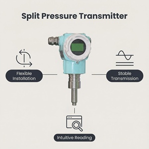 Jauge de niveau à diaphragme capillaire haute température 316L, construction IP67/IP66, garantie 1 an, haute précision 0,075 % pour une mesure précise - Product Image 3