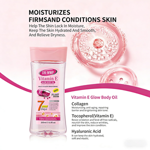 Huile pour le corps DR WWP Vitamine E Glow Skin Care 200ml avec collagène et acide hyaluronique pour hydrater, blanchir et éclaircir - Unisexe - Product Image 2