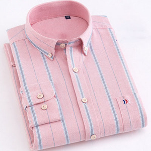 Camisa Casual de Verano para Hombre, 100% Algodón, Tejido de Ganchillo, con Rayas Oxford, de Oemtailor - Product Image 4