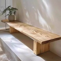Chaise, tabouret et banc en bois massif de style nordique moderne et simple, meubles de salon et de loisirs pour la maison