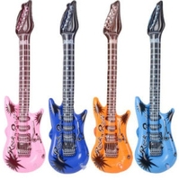 Vente en gros en usine Guitare gonflée 55cm Guitare gonflable promotionnelle pour enfants