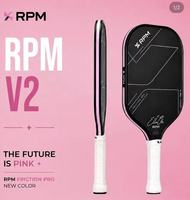 Rpm Ella Oh V2 Original 1:1 16mm 14mm Pickleball Paddle T700 Serat Karbon 16mm Disetujui USAPA Balap Tahan Lama Olymotion Sports