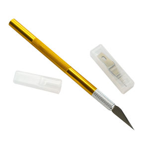 الفولاذ المقاوم للصدأ الدقة القاطع Diy الفن أداة للحرف اليدوية القاطع الدقة هواية سكين نحت الحرف اليدوية جيب سكين - Product Image 1