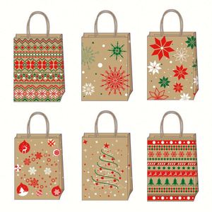 ถุงกระดาษคราฟท์รักษ์โลกสำหรับของขวัญส่งเสริมการขาย พิมพ์โลโก้ได้ ขายส่งจำนวนมาก รีไซเคิลได้ บรรจุภัณฑ์สำหรับช้อปปิ้ง สีและขนาดตามสั่ง ทันสมัย - Product Image 6