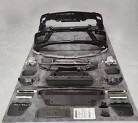 Kit carrosserie pare-chocs avant/arrière style GLK63 AMG, calandre, Mercedes Benz GLK Classe X204 2008-2015, plastique, garantie 12 mois