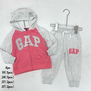 بدلة رياضية غير رسمية بنمط صلب للأطفال مريحة للأولاد والبنات مع بدلة رياضية بغطاء رأس - Product Image 3