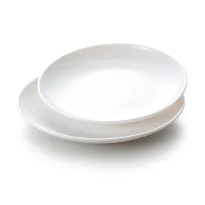 גואנגזו ג 'יימי עגול מסעדה לבן Assiette מלמין צלחת