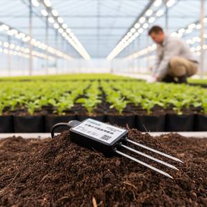 Sonda de Acero Inoxidable RS485 para Medir la Humedad del Suelo, para Sistemas de Riego Automatizado en Agricultura - Product Image 4