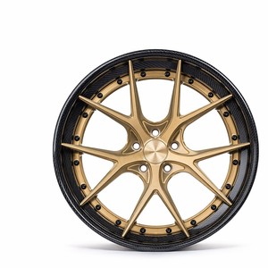 ล้อคาร์บอนไฟเบอร์ปลอมแปลง3ชิ้นหรูหรา20 22นิ้ว5X112สำหรับ A6 Audi C7 Kia Stinger BMW E30ล้อรถยนต์นั่งส่วนบุคคล - Product Image 2
