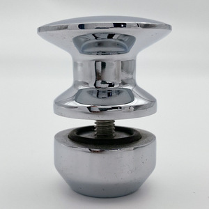 Kellyto T108 Single Hole Bathroom Handle Chrome Spherical <b>Shower</b> Door Accessory - Product Image 1