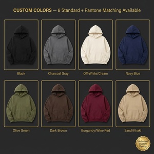 Sweat-shirt personnalisé de marque, design original, en polaire de haute qualité, à fermeture éclair, pour hommes, effet vieilli, fabriqué en usine - Product Image 2