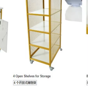 Precio Directo de Fábrica: Muebles Modernos Desmontables para Salón de Belleza, Mesas de Madera para Uñas, Tocador, Mesa de Manicura, Barra de Uñas - Product Image 3