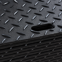 Tapis d'accès temporaire en HDPE découpés sur mesure, résistants à l'usure, épaisseur 12 mm, tapis de protection pour gazon en HDPE