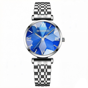 Reloj de Mujer en Oferta, Conjunto de Relojes de Lujo con Correa de Acero, Reloj de Cuarzo Impermeable para Mujer, Estilo Simple y Moderno - Product Image 6